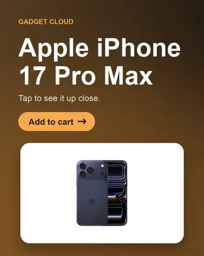 Sample — Apple iPhone 17 Pro Max