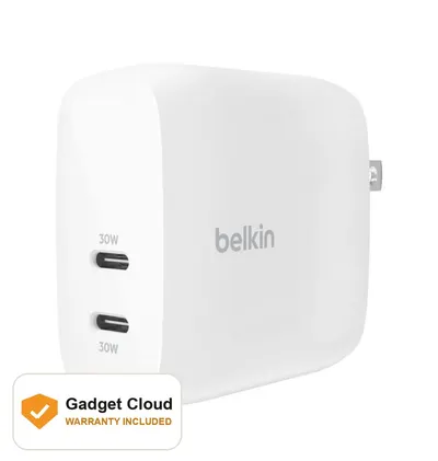 Belkin Dual USB-C Charger with PPS 60W