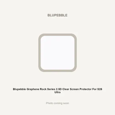 Blupebble Graphene Rock Series 2.5D Clear Screen Protector For S26 Ultra