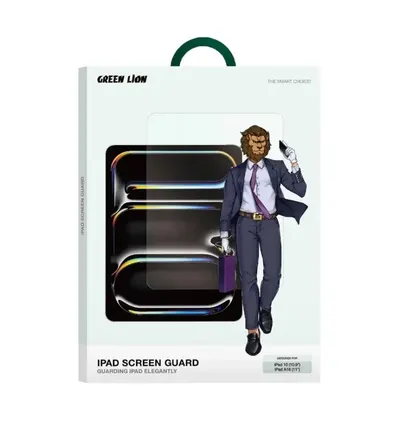Green Lion Clear Screen Guard For iPad