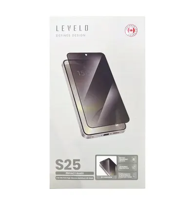 Levelo Anti Reflection Privacy Glass for S25