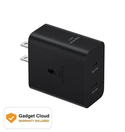 Samsung 50W Duo 5A USB-C Power Adapter with Cable