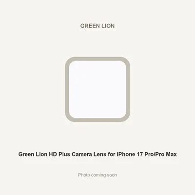 Green Lion HD Plus Camera Lens for iPhone 17 Pro/Pro Max