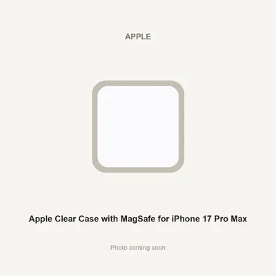 Apple Clear Case with MagSafe for iPhone 17 Pro Max