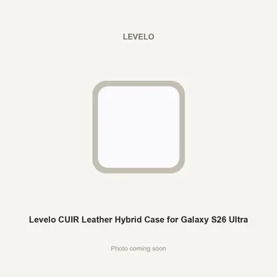 Levelo CUIR Leather Hybrid Case for Galaxy S26 Ultra