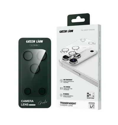 Green Lion Transparent Camera Lens for iPhone 17 Pro max