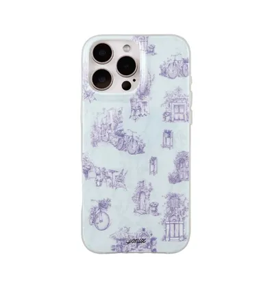 Sonix Bleu Toile MagSafe Compatible Case for iPhone 16 Pro/Pro Max