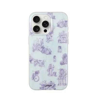 Sonix Bleu Toile MagSafe Compatible Case for iPhone 15 Pro/ Pro Max
