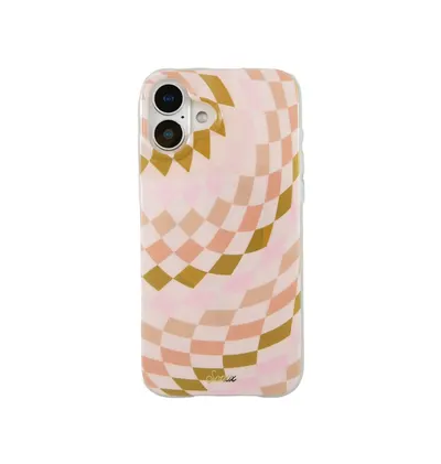 Sonix Checkered Neutrals MagSafe Compatible Case for iPhone 16/16 Plus