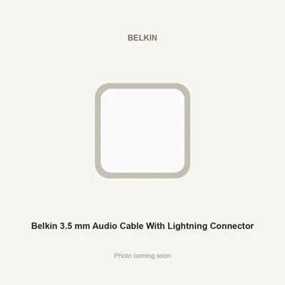 Belkin 3.5 mm Audio Cable With Lightning Connector