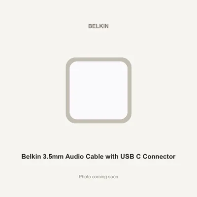 Belkin 3.5mm Audio Cable with USB C Connector