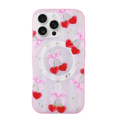 Sonix Coquette Cherries MagSafe Compatible Case for iPhone 16 Pro and Pro max