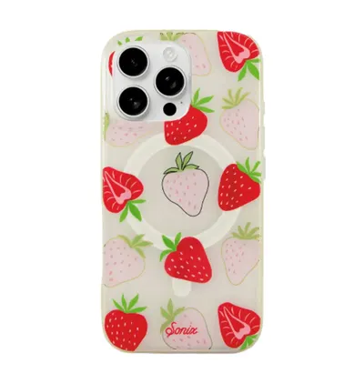Sonix Wild Strawberries MagSafe Compatible Case for iPhone 16 Pro and Pro Max
