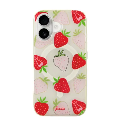 Sonix Wild Strawberries MagSafe Compatible Case for iPhone 16
