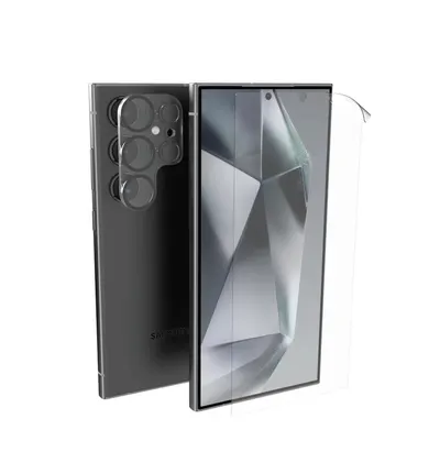 Tech21 ImpactShield Screen Protector With Camera Protector for Galaxy S24 Ultra
