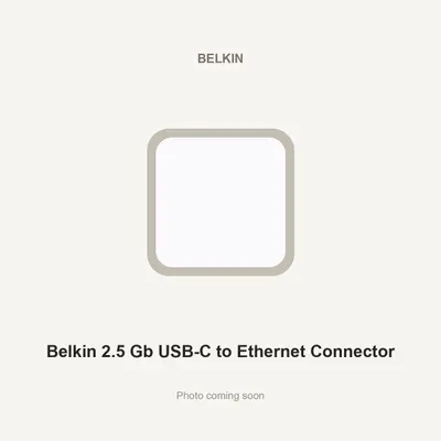 Belkin 2.5 Gb USB-C to Ethernet Connector