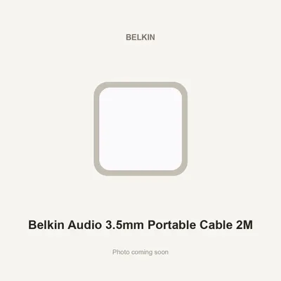 Belkin Audio 3.5mm Portable Cable 2M