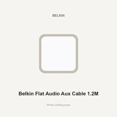 Belkin Flat Audio Aux Cable 1.2M