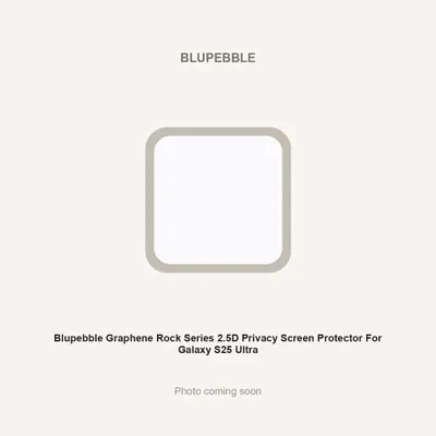 Blupebble Graphene Rock Series 2.5D Privacy Screen Protector For Galaxy S25 Ultra