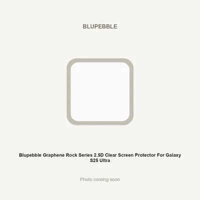 Blupebble Graphene Rock Series 2.5D Clear Screen Protector For Galaxy S25 Ultra
