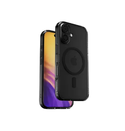 Blupebble Hybrid Black Frost with Magsafe compatible For iPhone 16 Series