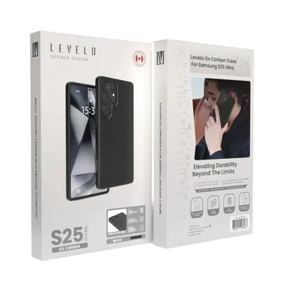 Levelo Ox Carbon Case for S25 Ultra