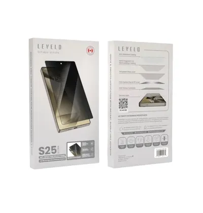 Levelo Anti Reflection Privacy Glass for S25 Ultra
