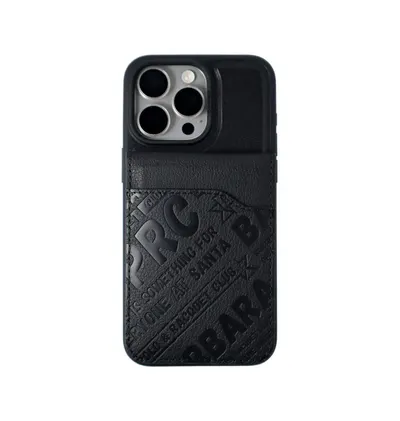 Santa Barbara Timothy Series Leather Case with Magnetic Card Holder for iPhone 15 Pro and Pro Max