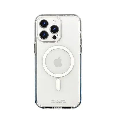 Santa Barbara Glenn Series Transparent Magsafe Cover for iPhone 15 Pro and Pro Max