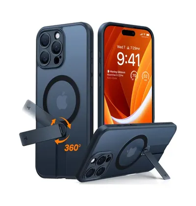 TORRAS Pstand Spin Case For iPhone 16 Pro and iPhone 16 Pro Max
