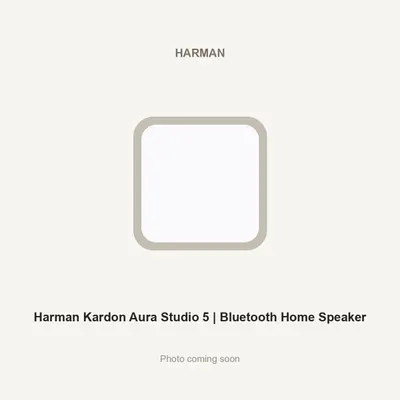Harman Kardon Aura Studio 5 | Bluetooth Home Speaker
