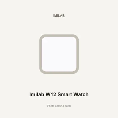 Imilab W12 Smart Watch