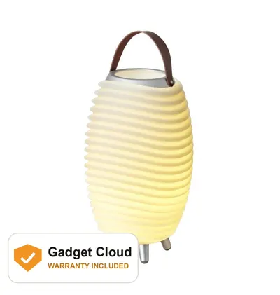 Kooduu Synergy Portable Bluetooth Speaker With Dimmable LED Lamp And Wine Cooler