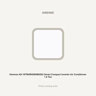 Hisense AS-18TW4RGSKB02DU Smart Compact Inverter Air Conditioner 1.5 Ton