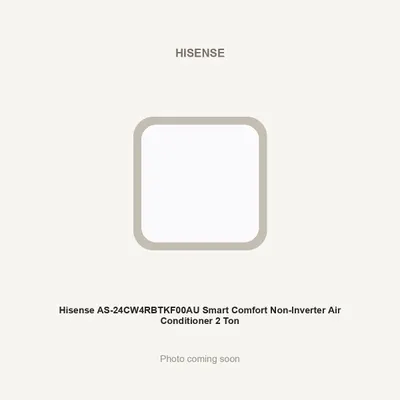 Hisense AS-24CW4RBTKF00AU Smart Comfort Non-Inverter Air Conditioner 2 Ton