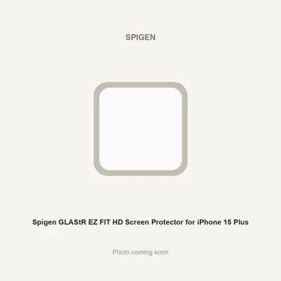 Spigen GLAStR EZ FIT HD Screen Protector for iPhone 15 Plus