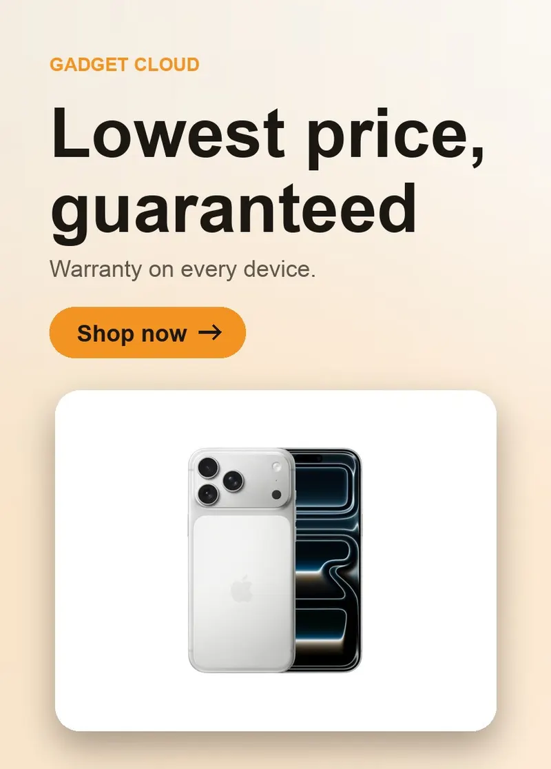 Sample — Lowest price, guaranteed