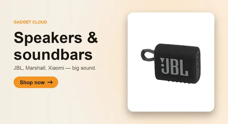 Sample — Speakers & soundbars