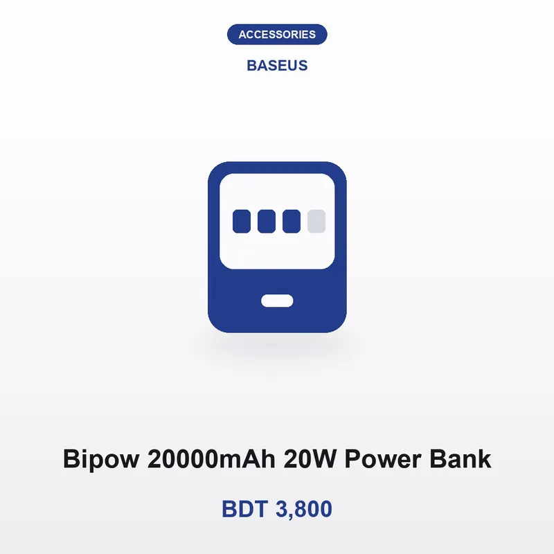 Baseus Bipow 20000mAh 20W Power Bank