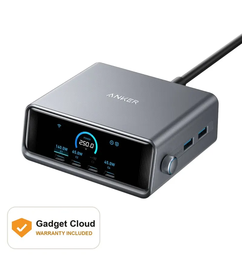 Anker Prime Charger 250W 6 Ports GaNPrime
