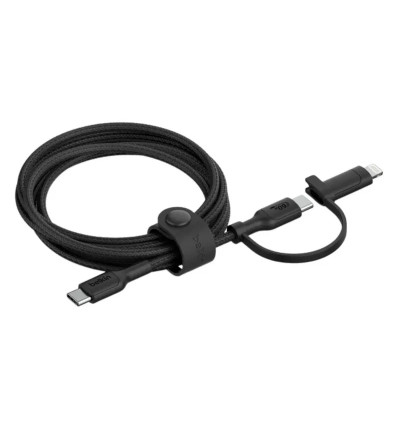 Belkin 2-in-1 Cable with USB-C and Lightning Connector