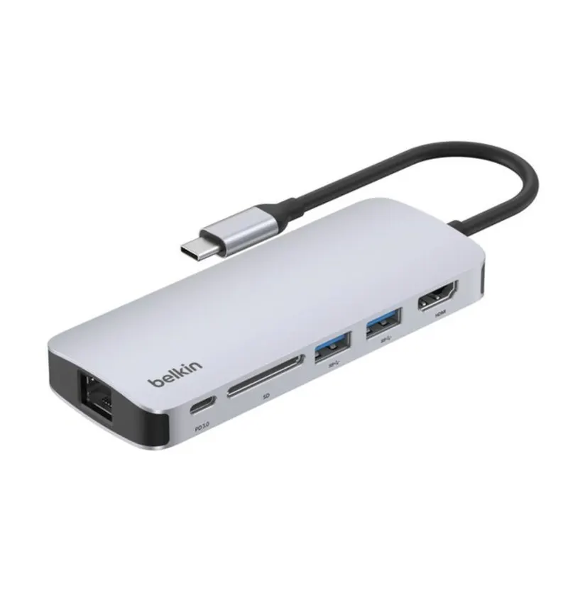 Belkin USB-C 6-in-1 Multiport Hub