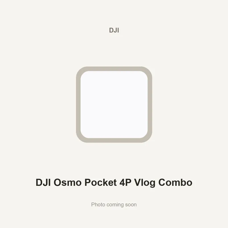 DJI Osmo Pocket 4P Vlog Combo