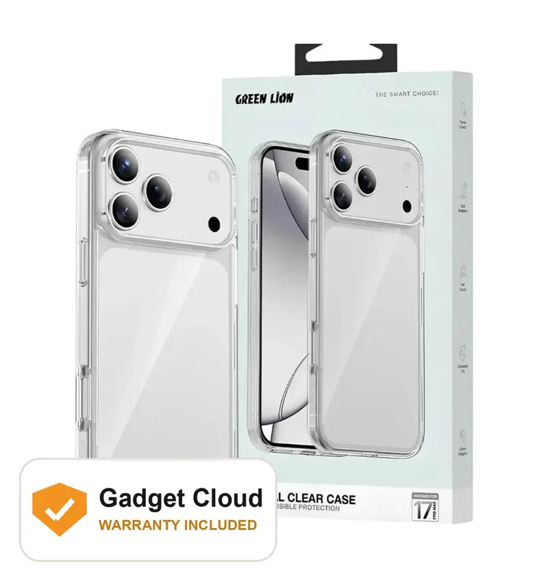 Green Lion Crystal Clear Case for iPhone 17/18 Pro Max