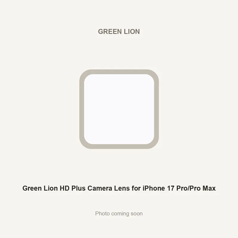 Green Lion HD Plus Camera Lens for iPhone 17 Pro/Pro Max