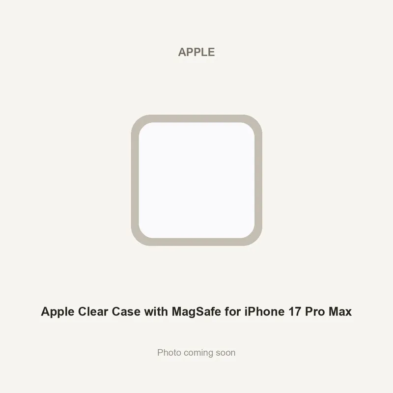 Apple Clear Case with MagSafe for iPhone 17 Pro Max