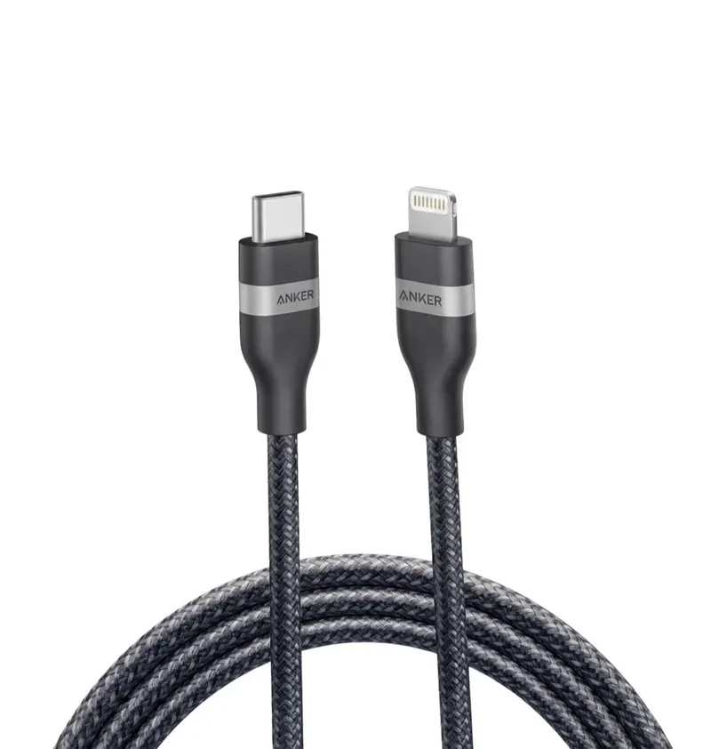 Anker USB-C to Lightning Cable (3 ft, 60W, Upcycled-Braided)