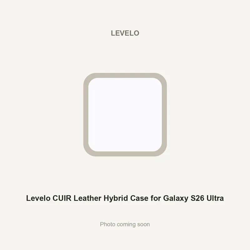 Levelo CUIR Leather Hybrid Case for Galaxy S26 Ultra