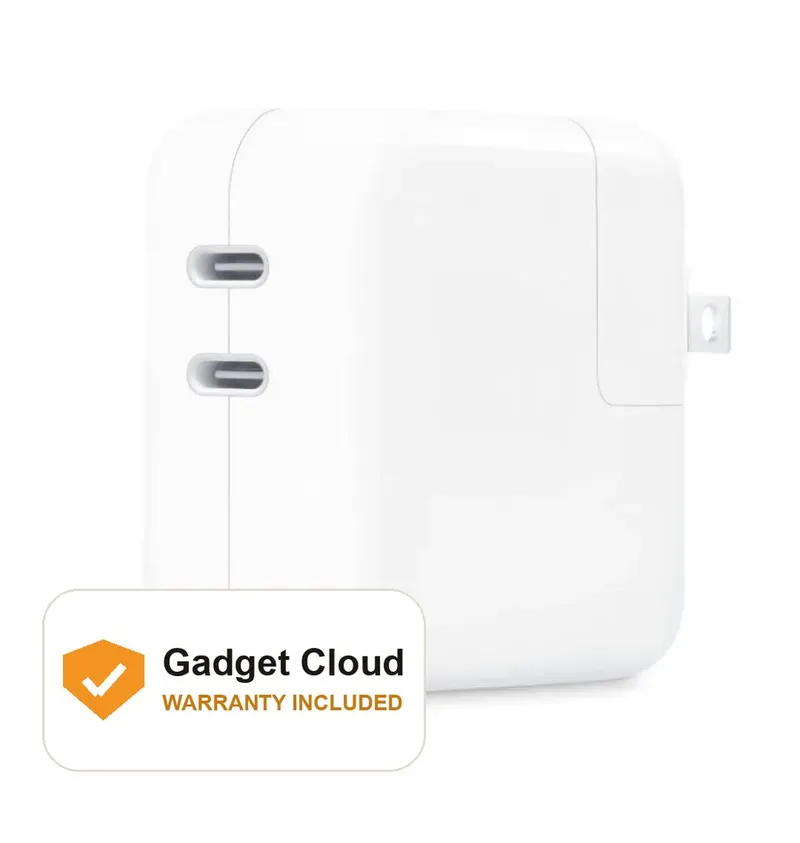 Apple 35W Dual USB-C Port Compact Power Adapter