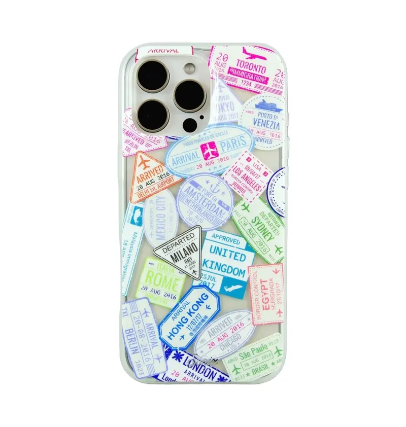 Sonix Passport Stamps MagSafe Compatible Case for iPhone 16 Pro/16 Pro Max